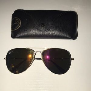 Ray Ban Aviators + case